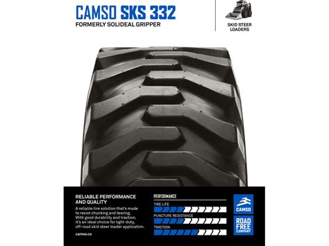 camso sks332 10x16.5 skid steer tire review|camso skid steer tires.